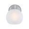 Westinghouse Fixture Wall 60W Dorney, Brushed Nickel Frosted Glassobe Glass 6124700 - alternate 3